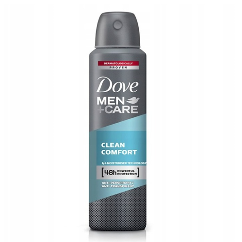Dove Men+Care Antiperspirant Aerosol Clean Comfort 250 ml