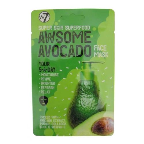 W7- Super Skin Superfood Face Mask - Awsome Avocado