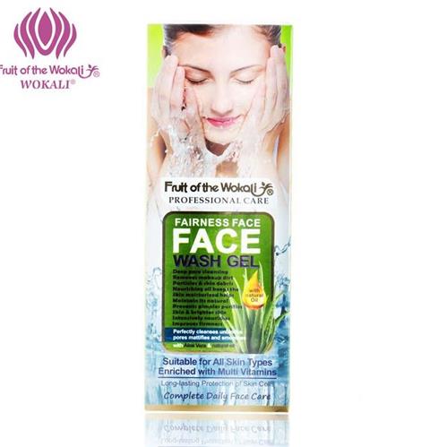 Fruit Of The Wokali Fairness Face Wash Gel, Aloe Vera 430ml