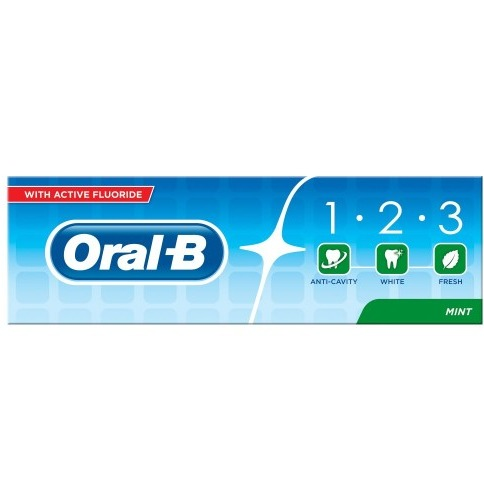 Oral B 1.2.3 Mint flavour Tooth paste 75ml