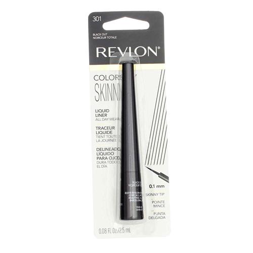 Revlon Color-Stay Skinny Liquid Eye Liner 301 Blackout .08fl Oz