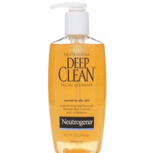 Neutrogena Deep Clean Daily Facial Cleanser, Alcohol-Free, Oil-Free & Non-Comedogenic, 6.7 fl. oz SAVE $12