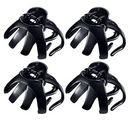 EXPRESSIONS BLACK & TORT MEDIUM OCTOPUS CLIP - 4PCS