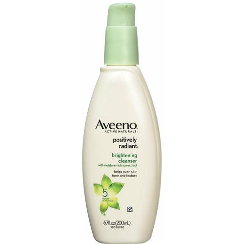 Aveeno Positively Radiant Brightening Cleanser 6.7 oz (SAVE $10)