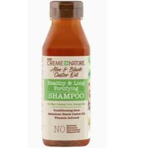 Creme of Nature Aloe & Black Castor Oil Healthy & Long Fortifying Shampoo (12 oz.)