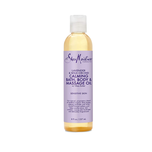 SHEA MOISTURE LAVENDER BATH BODY MASSAGE OIL 8 OZ