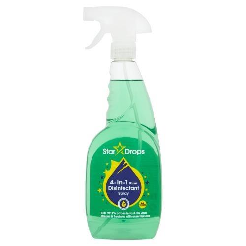 Stardrops 4-in-1 Pine Scented Disinfectant Spray 750 ml