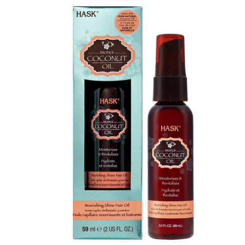 HASK NOURISHING SHINE HAIR OIL - COCONUT OIL 2 OZ