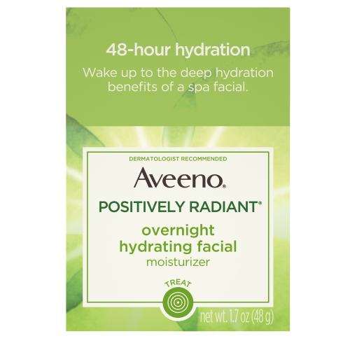 Aveeno Positively Radiant Night Cream , Brightening, 1.7 oz