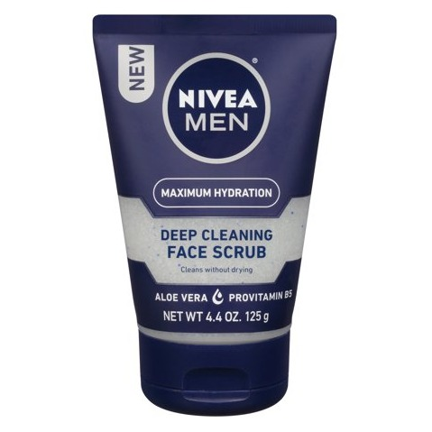 Nivea Men Maximum Hydration Deep Cleaning Face Scrub 4.4 oz.