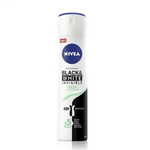 Nivea Black & White Invisible Fresh Anti-Perspirant 48H Protection Deodorant 150ml