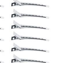 Eden 3.5" Long Metal Duck Bill Clips 6pcs