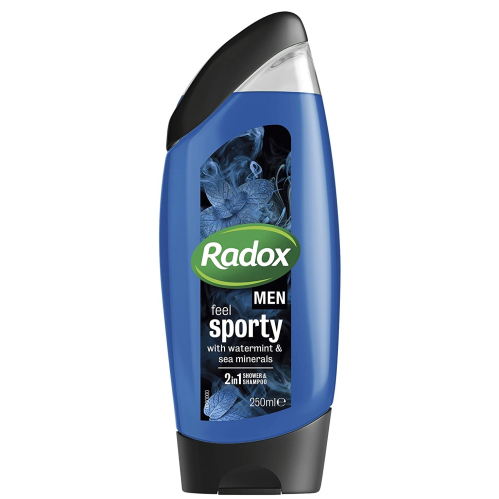 RADOX Watermint+Sea Minerals Men Deep Clean Shower Scrub