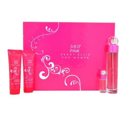 PERRY ELLIS PINK 360 FOR WOMEN GIFT SET