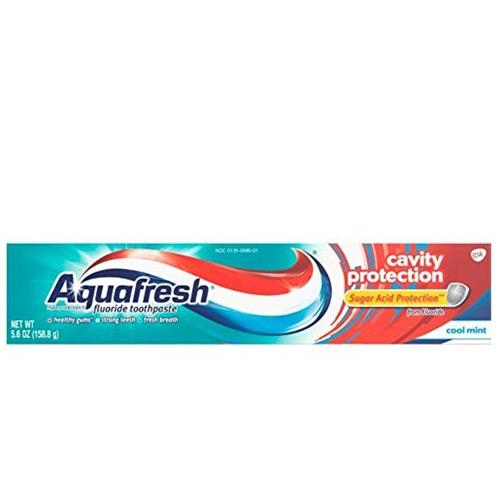 Aquafresh Cavity Protection Tube Cool Mint, 5.6 Ounce