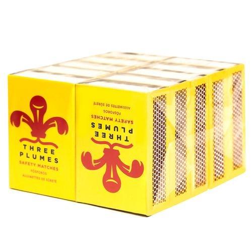 Three Plumes 10ct Safety Matches