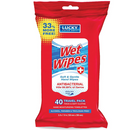 Lucky Super Soft Antibacterial Wet Wipes, 40 Count