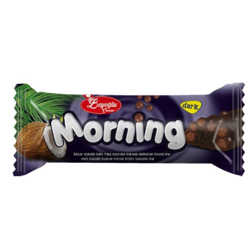 Morning Coconut Bar With Dark Chocolate