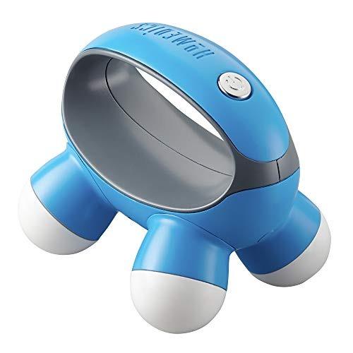 HoMedics Quatro Mini Hand-Held Massager with Hand Grip, Battery Operated