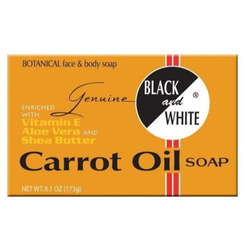 Black and White Soap - Carrot Oil 6.1 oz.