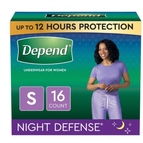 Depend Night Defense Incontinence Underwear for Women