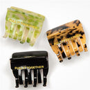 Expressions 3 Pc Square Claw Clip