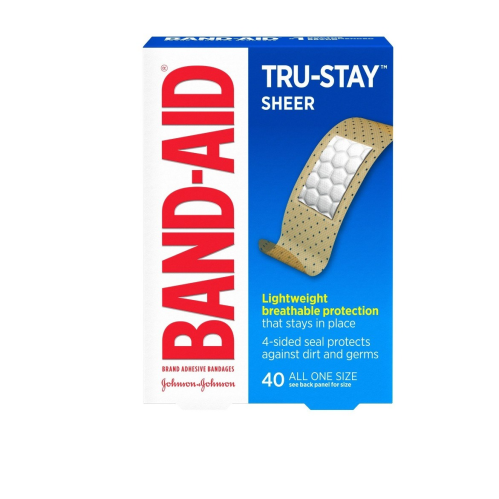 Band-Aid Sheer Strips Bandages - 40 Count