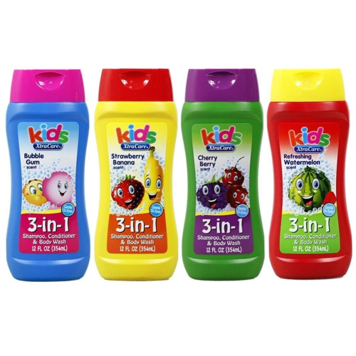 Xtracare Kids' 3-in-1 Shampoo & Conditioner & Body Wash 354ml