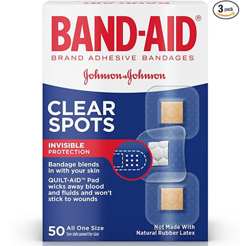 Band-Aid Clear Spot Bandages - 50ct