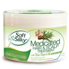 SOFT & SILKY MEDICATED HAIR & SCALP TREATMENT 4.9 OZ