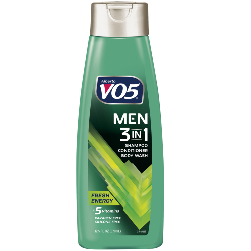 Alberto VO5 Men's Body Wash Fresh Energy 3-in-1 Conditioning Shampoo, 12.5 oz
