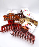 Pink Butterfly Colourful X-Large Hair Claw Clip