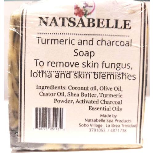 Natsabelle Turmeric & Charcoal Soap