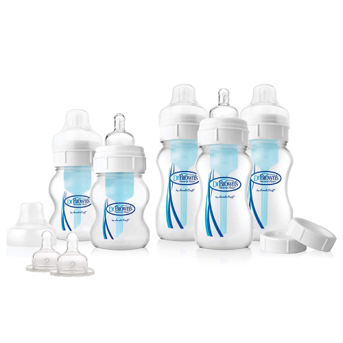 Original wide neck baby bottles for newborns from Dr. Brown's