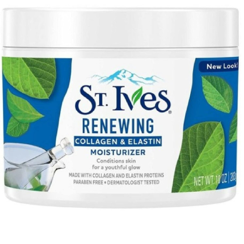 St Ives Collagen and Elastin Renewal Facial Moisturizer, 10 Ounce Jar