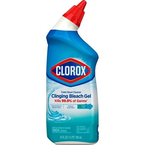 Clorox Toilet Bowl Cleaner Clinging Beach Gel 24oz