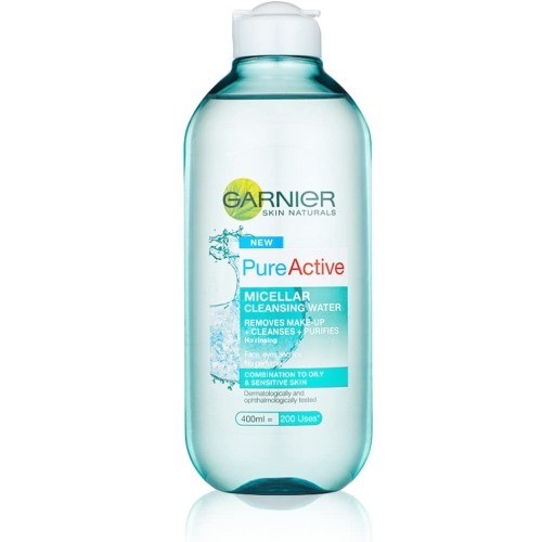 Garnier PURE ACTIVE MICELLAR Cleansing Water Oily Sensitive Skin 400ml