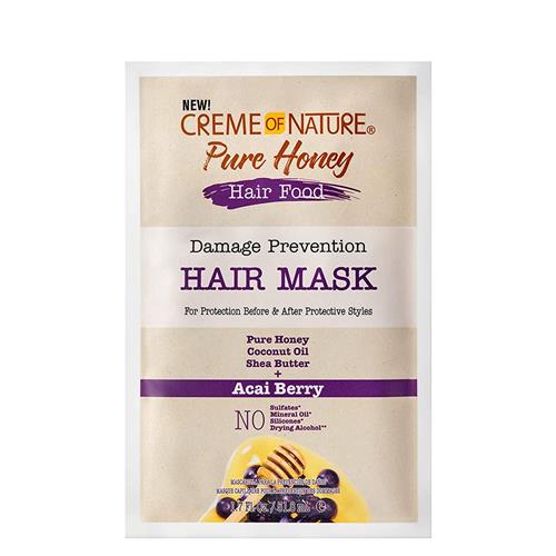 Creme of Nature Pure Honey Hair Food Damage Prevention Acai Berry Hair Mask 1.7oz