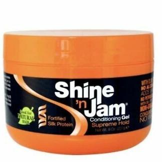 Shine N Jam Conditioning Gel Supreme Hold With Fortified Silk Protein 8 oz