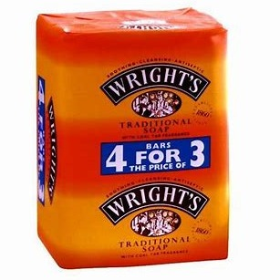 Wright's Coal Tar Antiseptic Soap 4 Pk