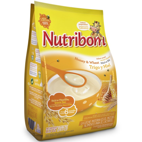 Nutribom Infant Cereal Wheat & Honey 230g