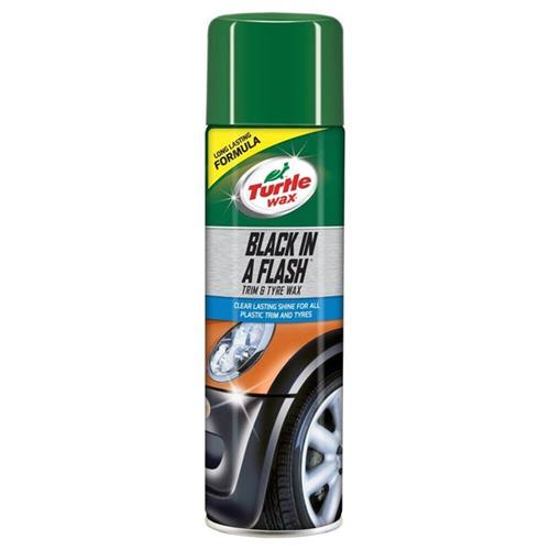 Turtle Wax Black In Flash Trim & Tyre Wax 500ml