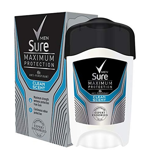 Sure Maximum Protection Clean Scent Anti-Perspirant Cream Stick 45 ml