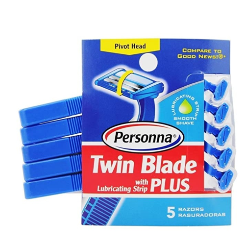 Personna Twin Blade Plus With Lubricating Strip