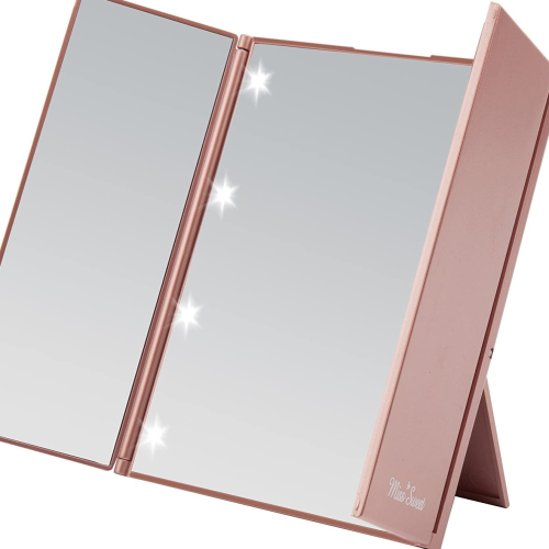 Mini Dot Tri Fold Mirror