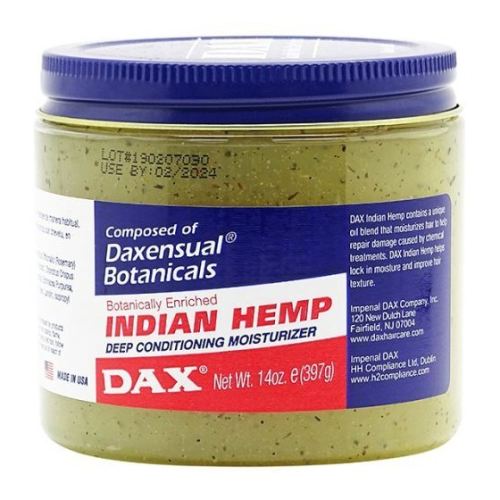 Dax Indian Hemp Deep Conditioning Moisturizer, 14 oz