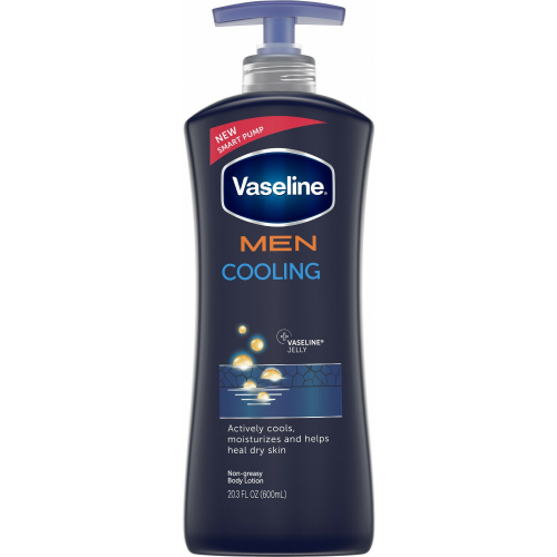 Vaseline Men Cooling Healing Moisture Body Lotion 20.3 Oz