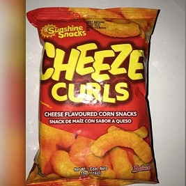 Sunshine Snacks Cheeze Curls 33g