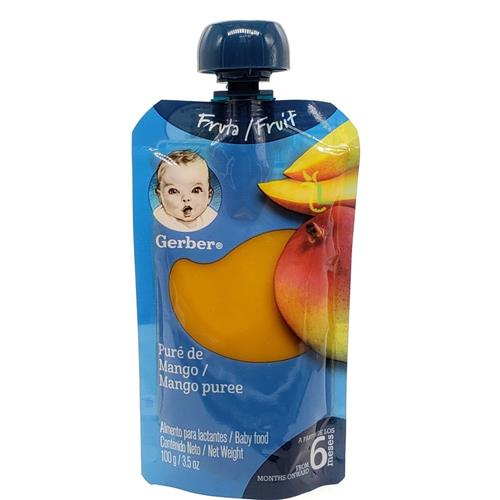 Gerber 2nd Fruit Pouch, Mango 100g