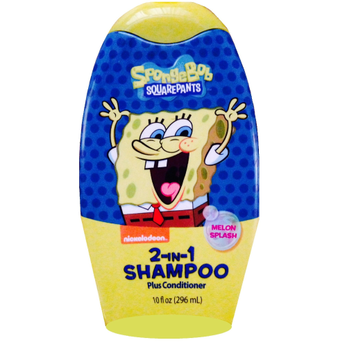 Nickelodeon Spongebob Squarepants 2 in 1 Shampoo 10 oz